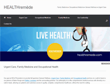 Tablet Screenshot of healthremede.com